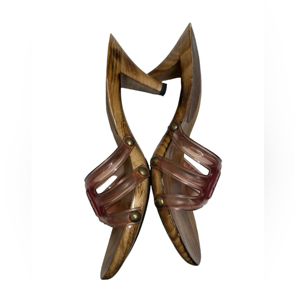 FENDI Pre-owned Mules & Clogs In Pink shoes size 38 - Picture 13 of 16